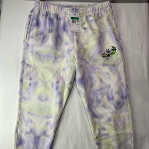 Nike Sportswear Tie-Dye Embroidered Fleece Joggers Sweats DZ3064-546 Size XL New